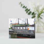 Port d'Amsterdam - Carte postale (Debout devant)