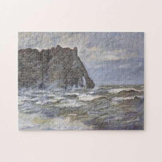Port d'Aval, Rough Zee Monet Fine Art Legpuzzel (Horizontaal)