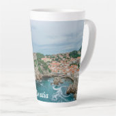 Port de Dubrovnik et centre ville tlatte mug (Angle droit)