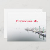 Port de Provincetown Carte postale (Devant / Derrière)