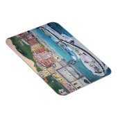Port de Vernazza, Italie Magnets (Côté Droit)