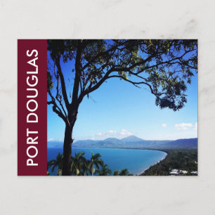 port douglas strand uitzicht briefkaart