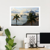 Port Everglades Poster (Thuiskantoor)