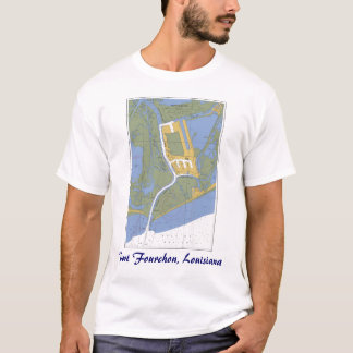 Port Fourchon, T-shirt nautique de diagramme de la