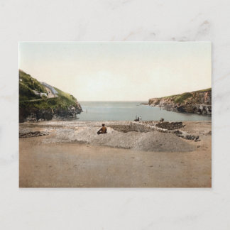 Port Isaac, Port Gavern, Cornwall, England c.1895 Briefkaart