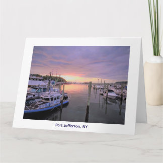 Port Jefferson, New York Bedankkaart