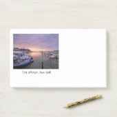 Port Jefferson New York Post-It® Notes, 10 po x 6 (Sur un bureau)