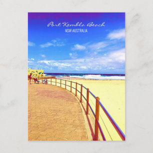 Port Kembla Wollongong strand NSW Briefkaart