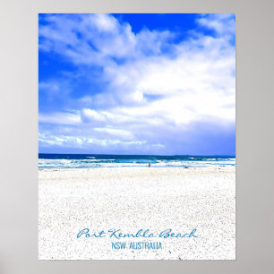 Port Kembla Wollongong strand NSW Poster