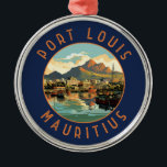 Port Louis Ile Maurice Cercle en détresse<br><div class="desc">Conception de déplacement vectoriel rétro Port Louis. Port Louis est la capitale mauricienne,  dans l'océan Indien.</div>