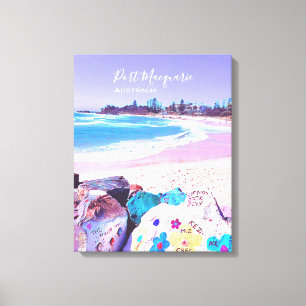 Port Macquarie NSW Australia Reisscenery Canvas Afdruk