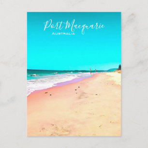 Port Macquarie strandscène Australië Briefkaart