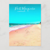 Port Macquarie strandscène Australië Briefkaart (Voorkant)