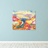 Port Miou | Georges Braque | Canvas Afdruk (Insitu (Houten vloer))