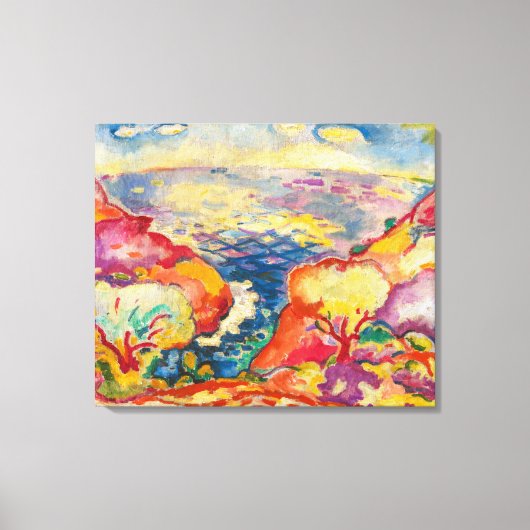 Port Miou | Georges Braque | Canvas Afdruk (Voorkant)