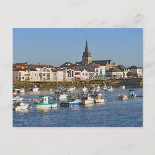 Port of Saint-Gilles-Croix-de-Vie in Frankrijk Briefkaart (Voorkant)