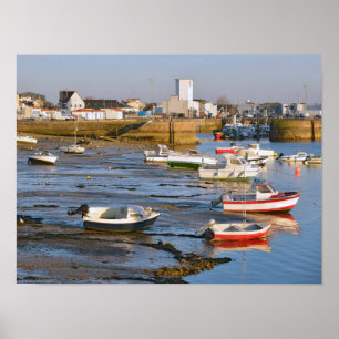 Port of Saint-Gilles-Croix-de-Vie in Frankrijk Poster