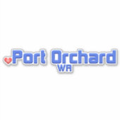 Port Orchard Washington Sticker (Voorkant)