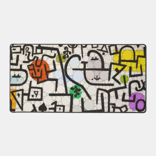 Port riche, points d'infini par après Paul Klee (Recto)