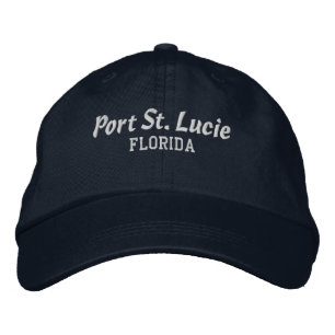 Port St.Lucie Florida Geborduurde Honkbal Hoed Pet