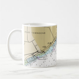 Port Townsend Nautical Chart Coffee Cup Koffiemok