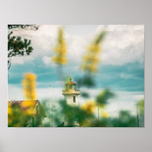 Port Townsend, WA Point Wilson Lighthouse Poster
