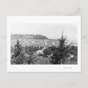 Port Townsend, WA Uitzicht Main Barracks Fort Ward Briefkaart