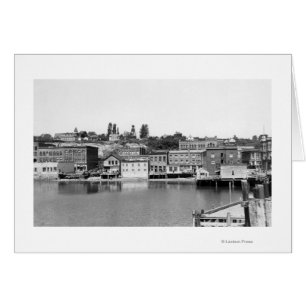 Port Townsend, WA Waterfront Town View Photographi
