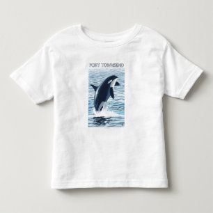 Port Townsend, WashingtonOrca Jumping Kinder Shirts