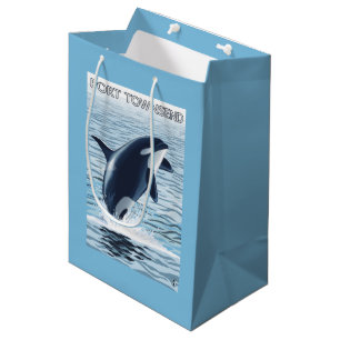 Port Townsend, WashingtonOrca Jumping Medium Cadeauzakje