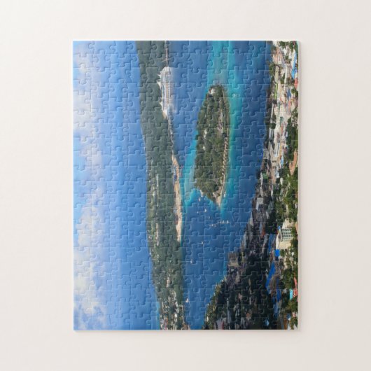 Port Vila, Vanuatu, uit de lucht Legpuzzel (Verticaal)