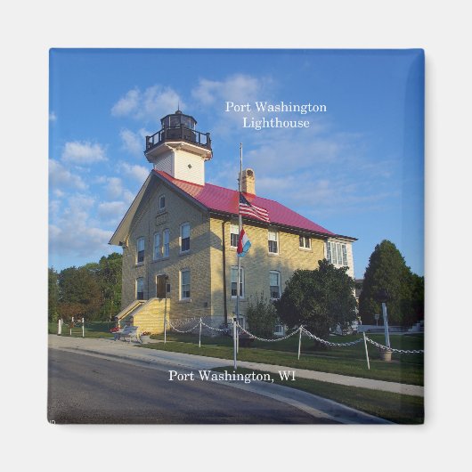 Port Washington Lighthouse magnet Magneet (Voorkant)