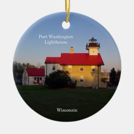 Port Washington Lighthouse ornement circulaire (Devant)