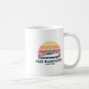 Port Washington Ny varen 70s Retro Boat Koffiemok