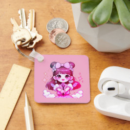 Porta-chaves garota kpop cantora sleutelhanger