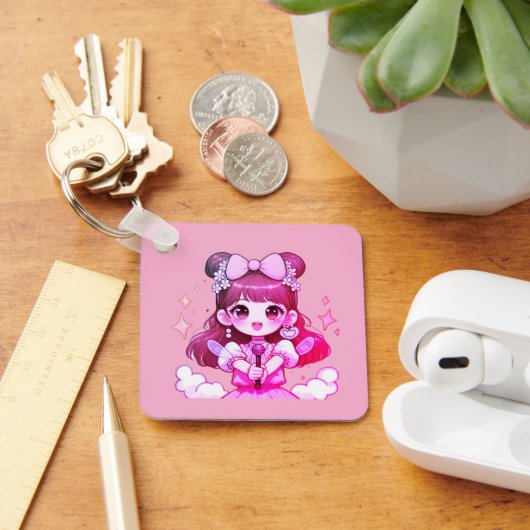 Porta-chaves garota kpop cantora sleutelhanger (Bureau)