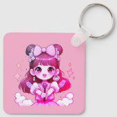 Porta-chaves garota kpop cantora sleutelhanger (Achterkant)
