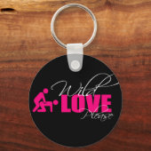 Porta-chaves / Key ring 5 cm - " wild love please Sleutelhanger (Voorkant)