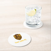 Porta-Copo Saint John FC. Ronde Kartonnen Onderzetter (Insitu)