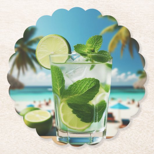 Porta Copos Caipirinha Kartonnen Onderzetters (Voorkant)