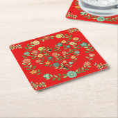 porta copos vierkante kartonnen onderzetter (Schuin)