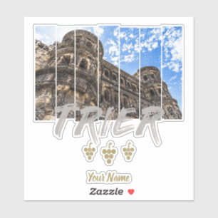 Porta Nigra in Trier  Moselle Souvenir Sticker