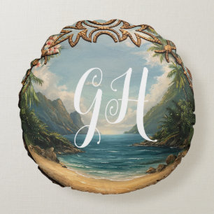 Portaal naar de tropen rond kussen