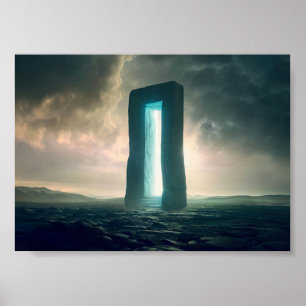 Portaal op Desert Planet Poster