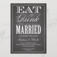 PORTABLE À CHALKBOARD ÊTRE MARIÉ | FAIRE-PART DE M