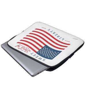 Portable Doux Pays de la Liberté Housse pour Ordinateur Por