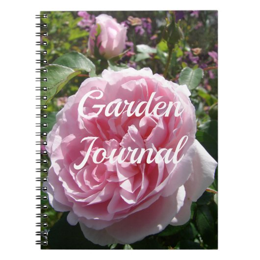 Portable Garden Journal Rose Floral Flowers (Devant)