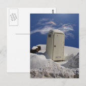 Portable Potty ~ carte postale (Devant / Derrière)