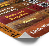 Portable QR Code Bookshelf Poster (Hoek)