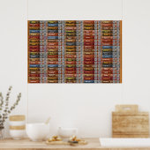 Portable QR Code Bookshelf Poster (Keuken)